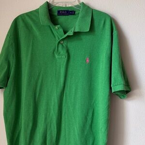 Polo Ralph Lauren men green shirt size XL.